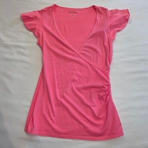 Lilly Pulitzer Pink V-neck